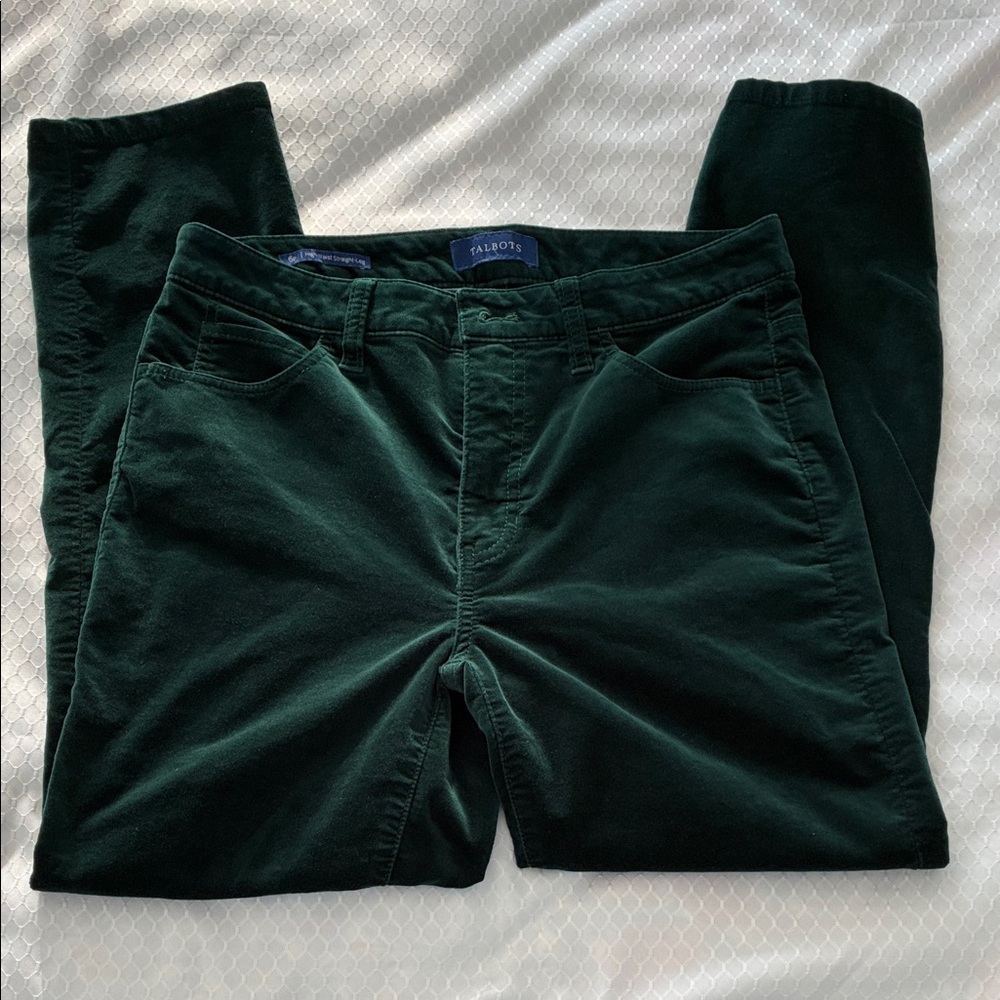 Talbots Petite Forest Green Pants NEW PRICE!!